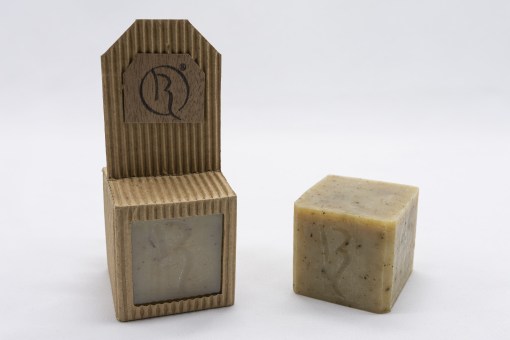 Přírodní tuhý bylinkový šampon s rozmarýnem a heřmánkem  v krabičce (110g)